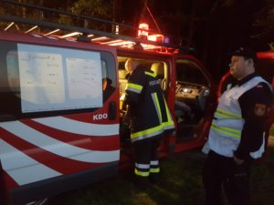 Übung mit Feuerwehr Innermanzing und St. Christophen