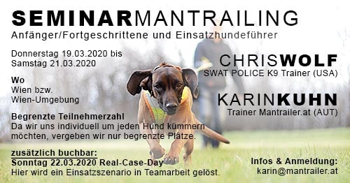 Internationales Mantrailer Seminar 2020